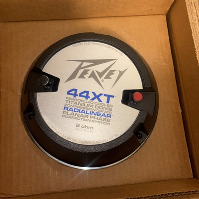 #ad Peavey Electronic Corp VTG 44XT Titanium Driver w Adapter 8 ohm Made In USA NIB $305.00