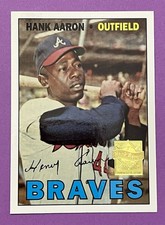 2000 Topps - Hank Aaron Reprints Hank Aaron #14 Limited Edition 1967 Topps