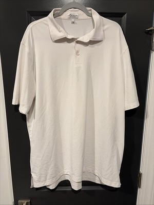 Peter Millar Men's Summer Comfort Polo Shirt White