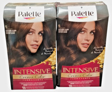 Palette Intensive tinta per capelli creme color n5 castano chiaro.Set da 2 pezzi