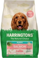 Harringtons Complete Dry Puppy Food Salmon & Rice 10kg - Made with All Natural I 3.50 per kilo