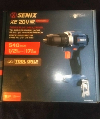 SENIX 1/2'' drill/driver 20v - TOOL ONLY