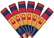 Lockdown Magnetic Strips Door Security Devices Thin Magnetic Strips School