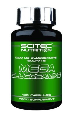 (110,82 EUR/kg) Scitec Nutrition Mega Glucosamine 100 Caps Kapseln Gelenke MSM