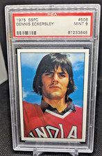 1975 SSPC Dennis Eckersley Rookie Card #506 PSA Mint 9 (BLC289). rookie card picture