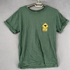 Aje Top Womens Small Green Australia Kangaroo Crew T Shirt Short Sleeve