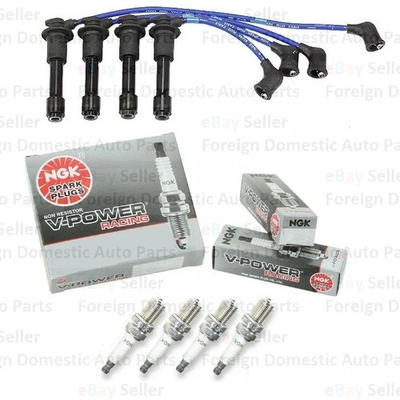 #ad Tune Up Kit NGK Engine Spark Plugs Ignition Spark Plug Wire Set for Mazda Miata $100.25