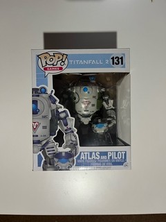 Titanfall 2 Atlas And Pilot Funko Pop (Some Box Damage And Markings)