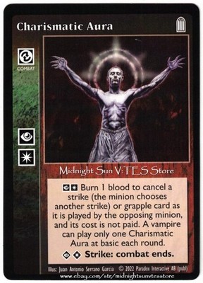 Charismatic Aura Keepers of Tradition 2022 BCP V:TES VTES Vampire CCG