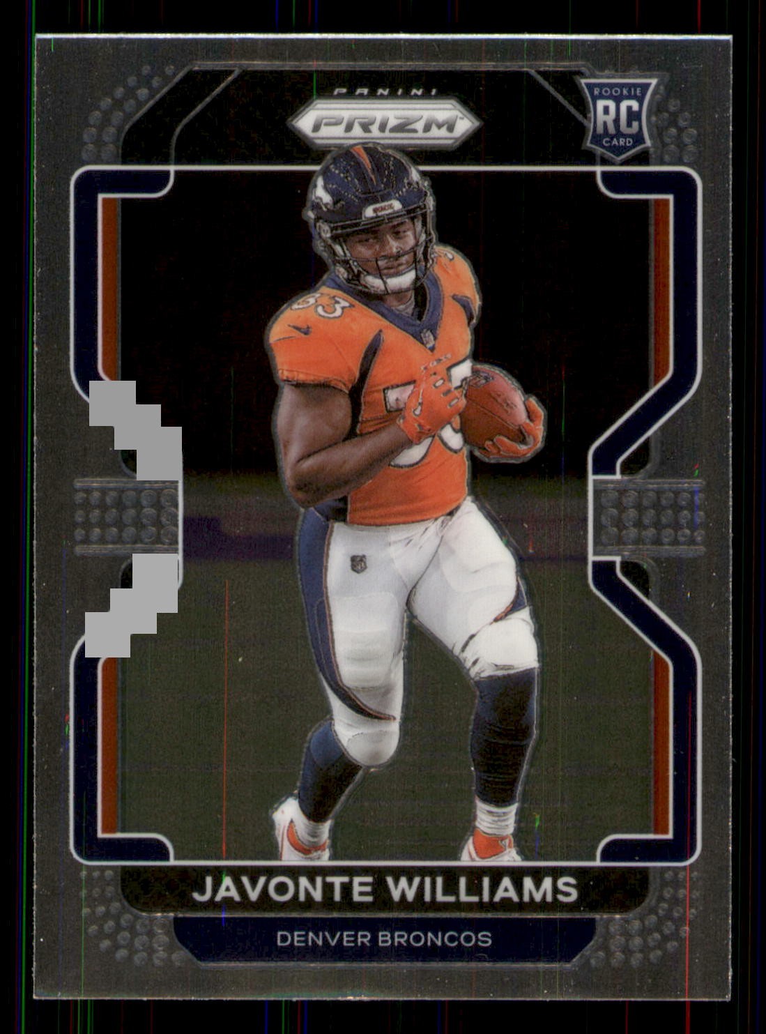 Javonte Williams 2021 Panini Prizm #345 RC Denver Broncos