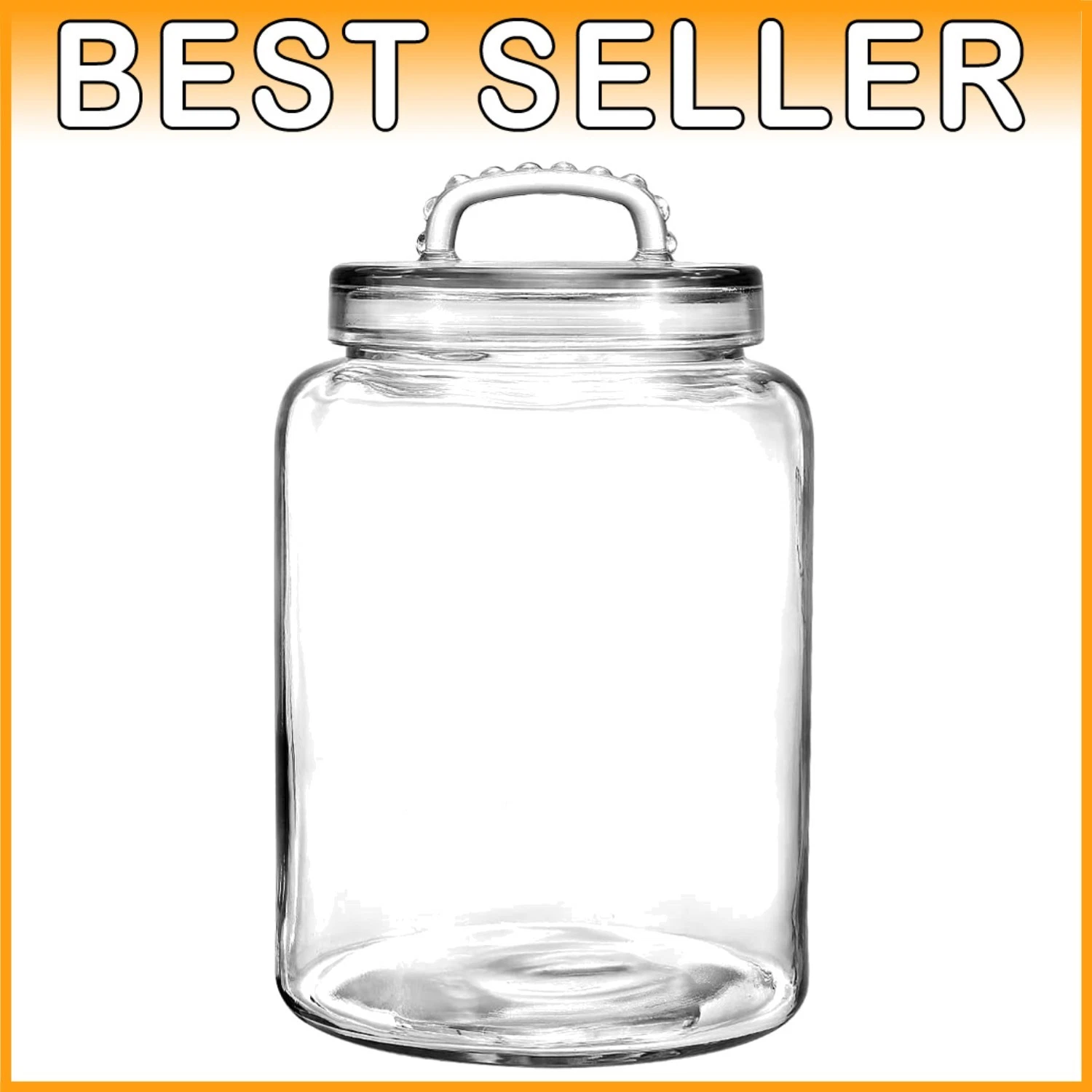 Super Large Cookie Jar - 3 Gallon Glass Canister with Lid