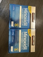 2 Pack Kirkland Minoxidil 5 Hair Regrowth Treatment 12 Month Supply EXP 12-2028