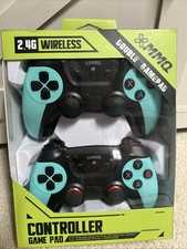 MMQ CM-029D Dual Wireless Gamepad 2.4G Game Controller - 2 PACK NEW