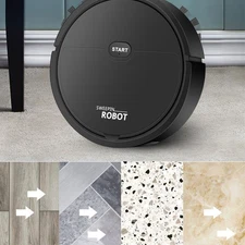 Robot Vacuum Cleaner USB Smart 3 In 1 Suction Sweeping Mopping Function Automati