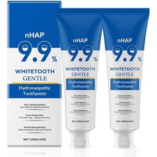 2 Pcs Hydroxyapatite Toothpaste, Hydroxyapatite Toothpaste Without Fluorine
