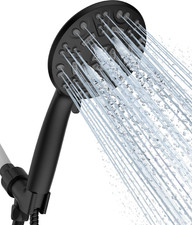 8 Functions Shower Head with Handheld, High Pressure Shower Head Set with Hose A