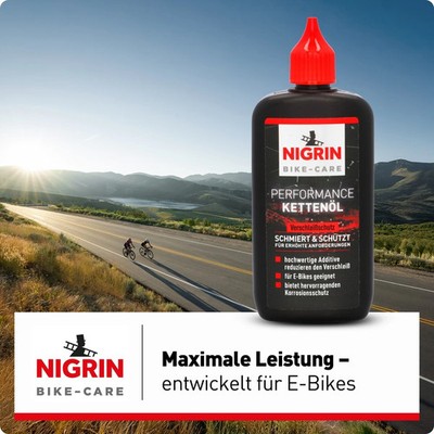 Ketten-Ö NIGRIN BIKE-CARE Performance E-Bike 100 ml Schmieröl Fahrrad Öl