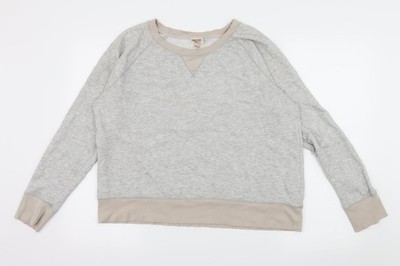 Mossimo Damen grüner Jersey Pullover Sweatshirt Größe XL