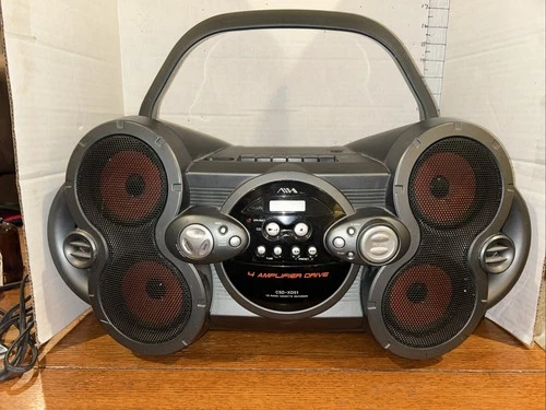 Vintage Aiwa Boom Box CSD-XD55 CD Player Radio Cassette Recorder FULLY TESTED!