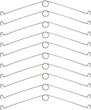 10pcs Metal Recessed Light Spring Clips Lighting Trims 7.9" Torsion...