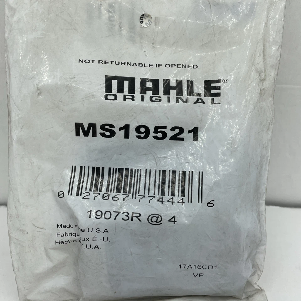 Juego de 4 juntas plenum de admisión Mahle MS19521 para Chrysler PT Cruiser Wrangler Foto 3 de 4