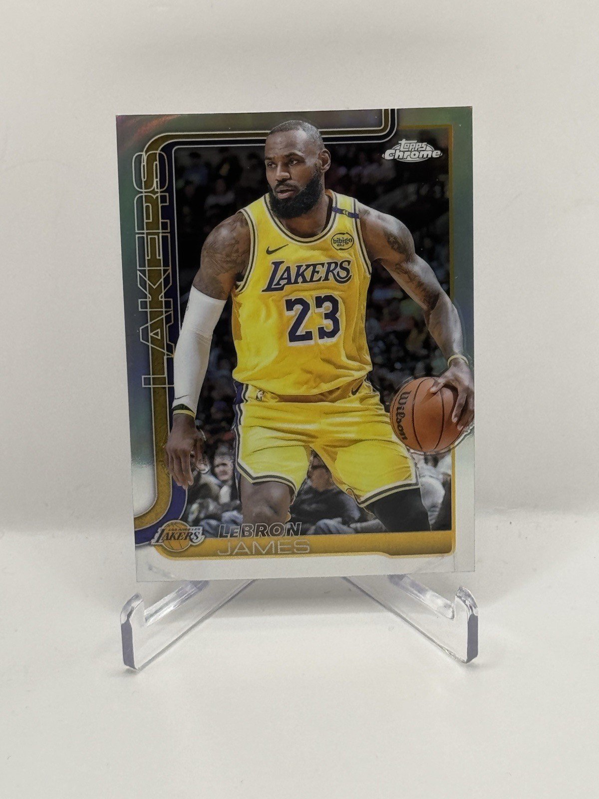 2025-26 Topps Chrome LeBron James Refractor #127 True Refractor