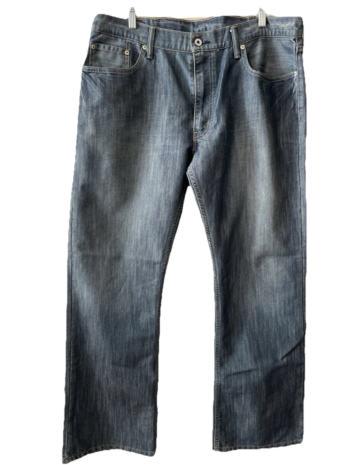 Levi's 527 Men's Jeans 38x32 Blue Denim Slim Fit Low Bootcut Western Big Pockets