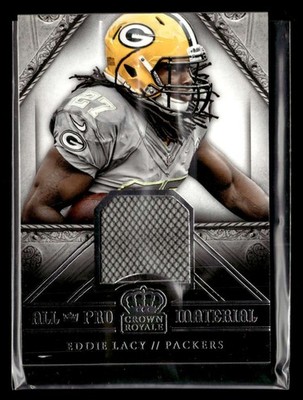 2014 Panini Crown Royale Eddie Lacy All-Pro Materials Jersey /499 #6 UX6358
