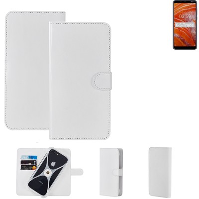 Handy-Hülle für Nokia 3.1 Plus Handy Schutz Hülle weiss