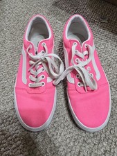 Women s Vans Hot Pink Ward Skate Shoes Size 8