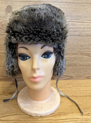 RH Restoration Hardware Faux Fur Russian Ushanka Trapper Hat Kids 2-4 Years