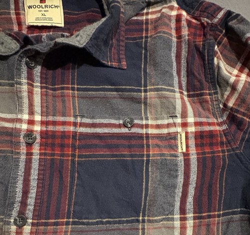 Woolrich XL Men’s Plaid Flannel 100% Cotton Flannel - Picture 6 of 9