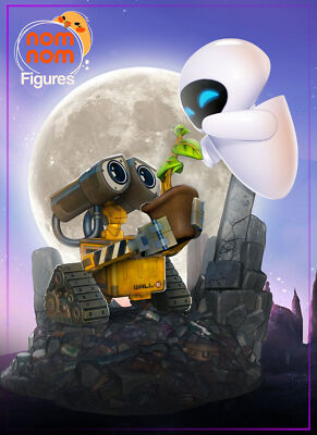 Chibi Chibi Wall-e and Eve Resin Figure / Statue various sizes