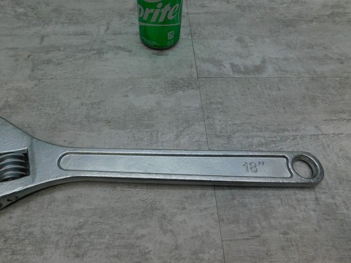 NEW 18" Adjustable Crescent Wrench, Drop Forged Steel, CAW18 NEW - Picture 4 of 5