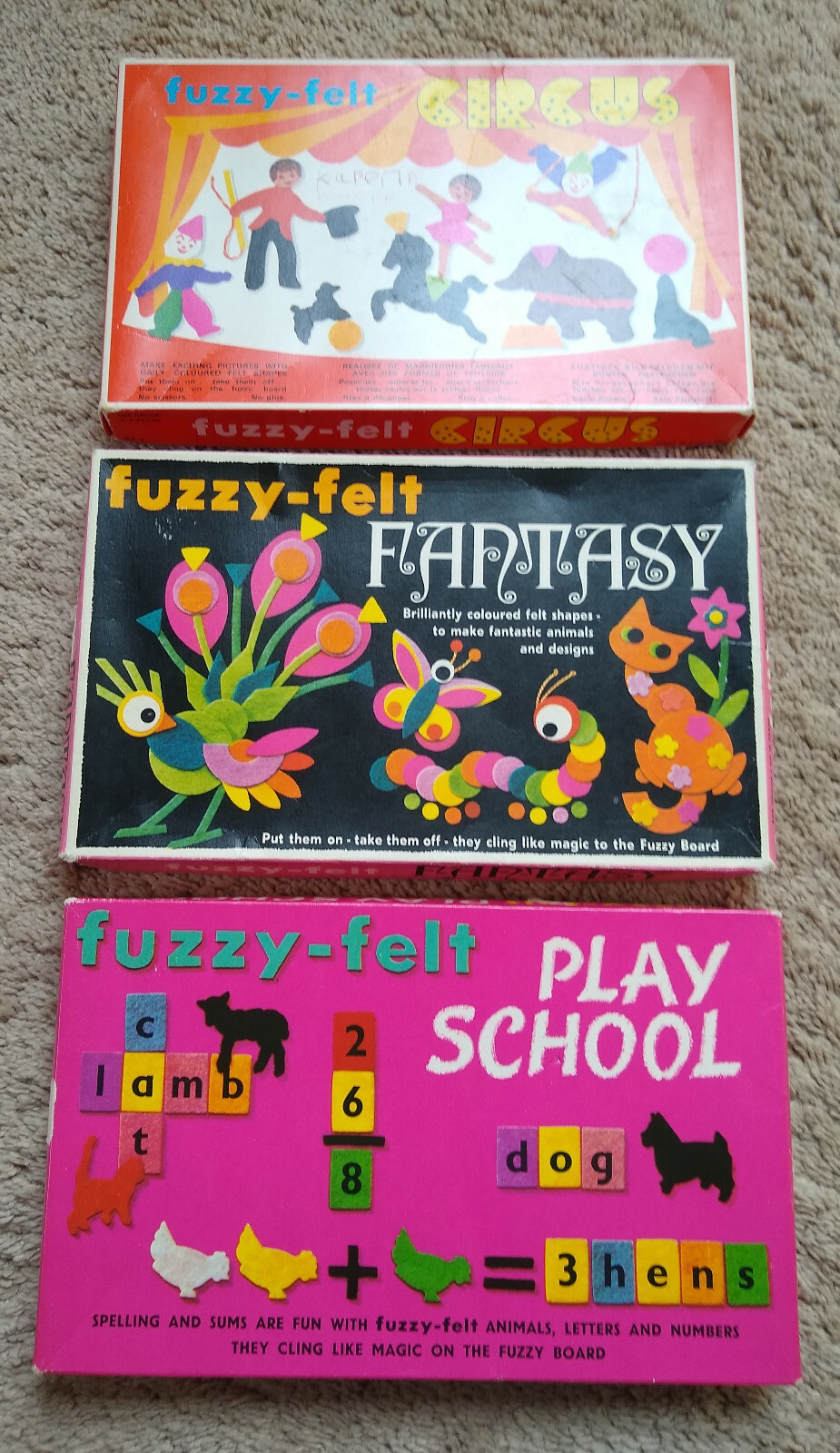 fuzzy felt sets