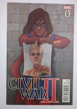 Civil War II #0 Kamala Khan Variant 1:10 Phil Noto Cover Marvel Comics 2016