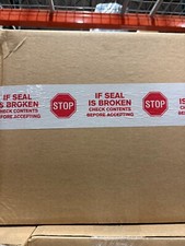 3" x 110 yds. - "Stop If Seal Is Broken..." Carton Sealing Tape, 24 ROLLS/CASE