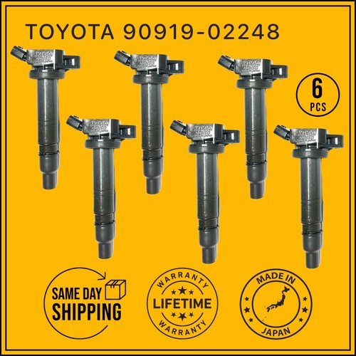 9091902248 GENUINE DENSO x6 Ignition Coils For Toyota FJ