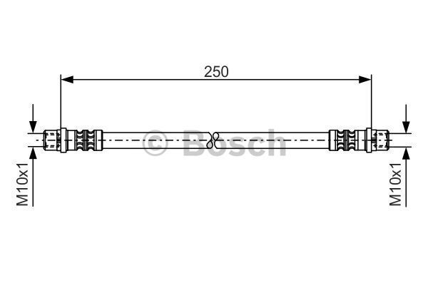 Bosch Bremsschlauch 1 987 476 309-image