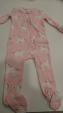 Pottery Barn Kids Rainbow Unicorn nursery pajamas 6 9 month photo prod dev smp
