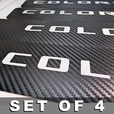 4Pcs Car Threshold Strip Door Plate Sill Scuff Cover Stickers for COLORADO
