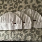 Nuodan Chef Hat. White. Elasticated Head Band New Lot Of 3
