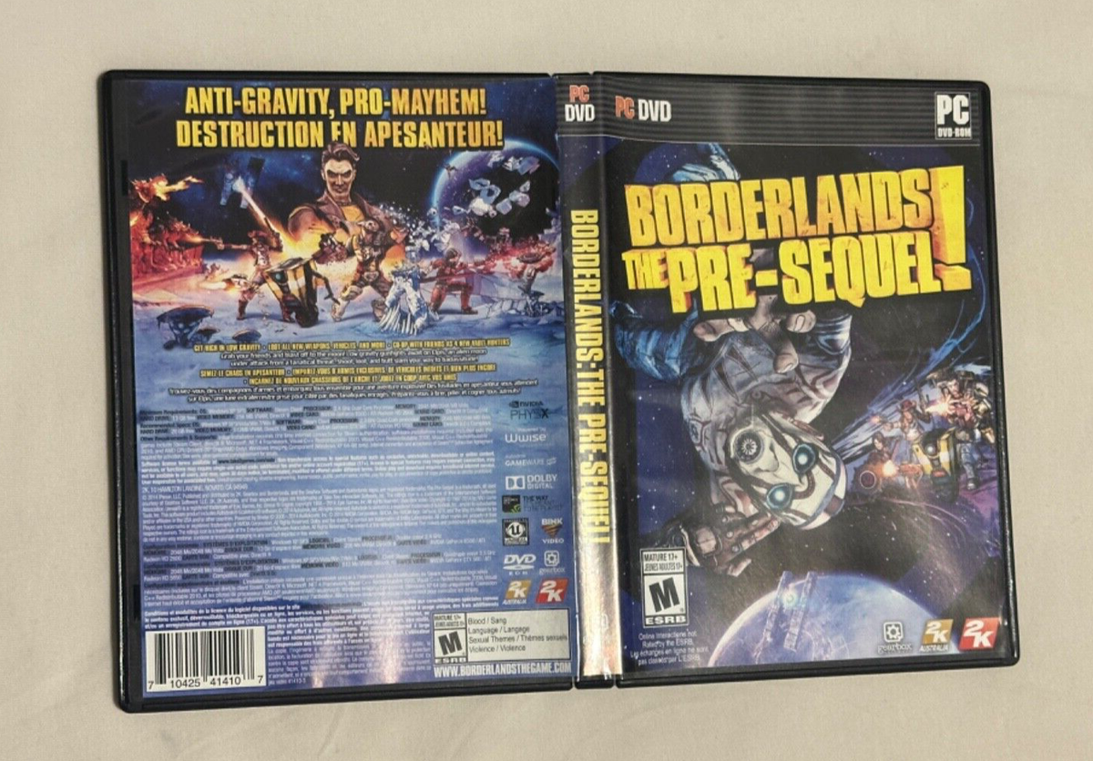 Lot Borderlands – 2, Add-Ons, Pre-Sequel, GOTY – Xbox 360 – 4 Jeux