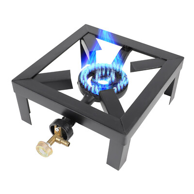 Portable Single Burner Cast Iron Stove Propane LPG Gas Outdoor