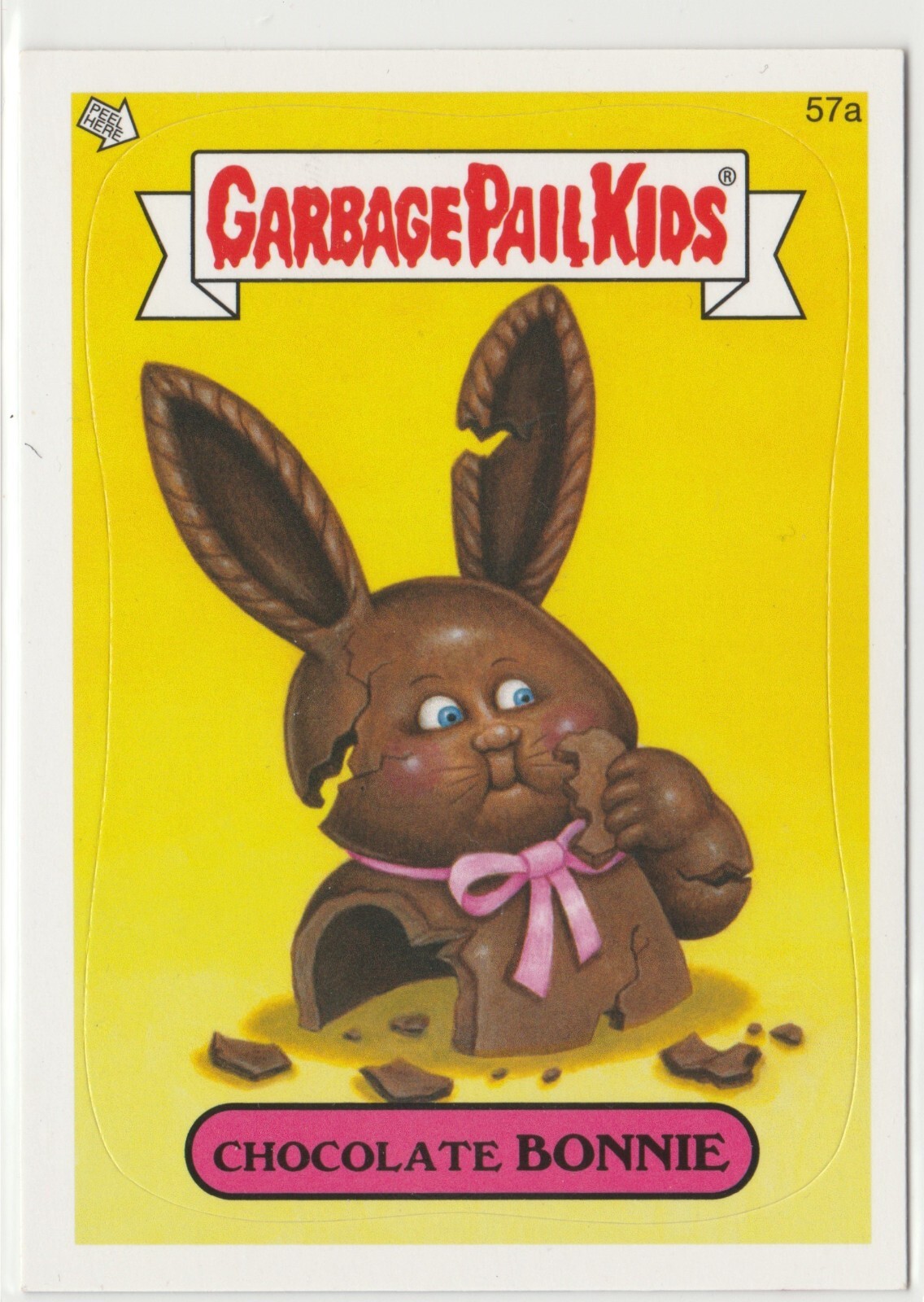 Chocolate Bonnie #57a Garbage Pail Kids GPK 2013 Series 2 BNS2 Brand New