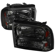 Fits 05-07 FORD F250 Euro Headlight With Smoked Lens