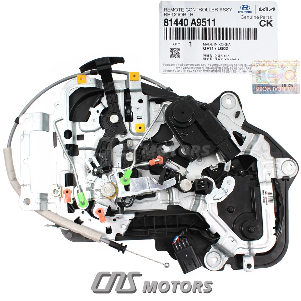 ⭐GENUINE⭐ Door Lock Actuator Motor REAR LEFT for 2014-2018 Kia Sedona 81440A9511 Foto 2 de 4