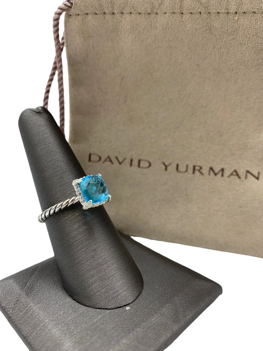 David yurman chatelaine store ring blue topaz