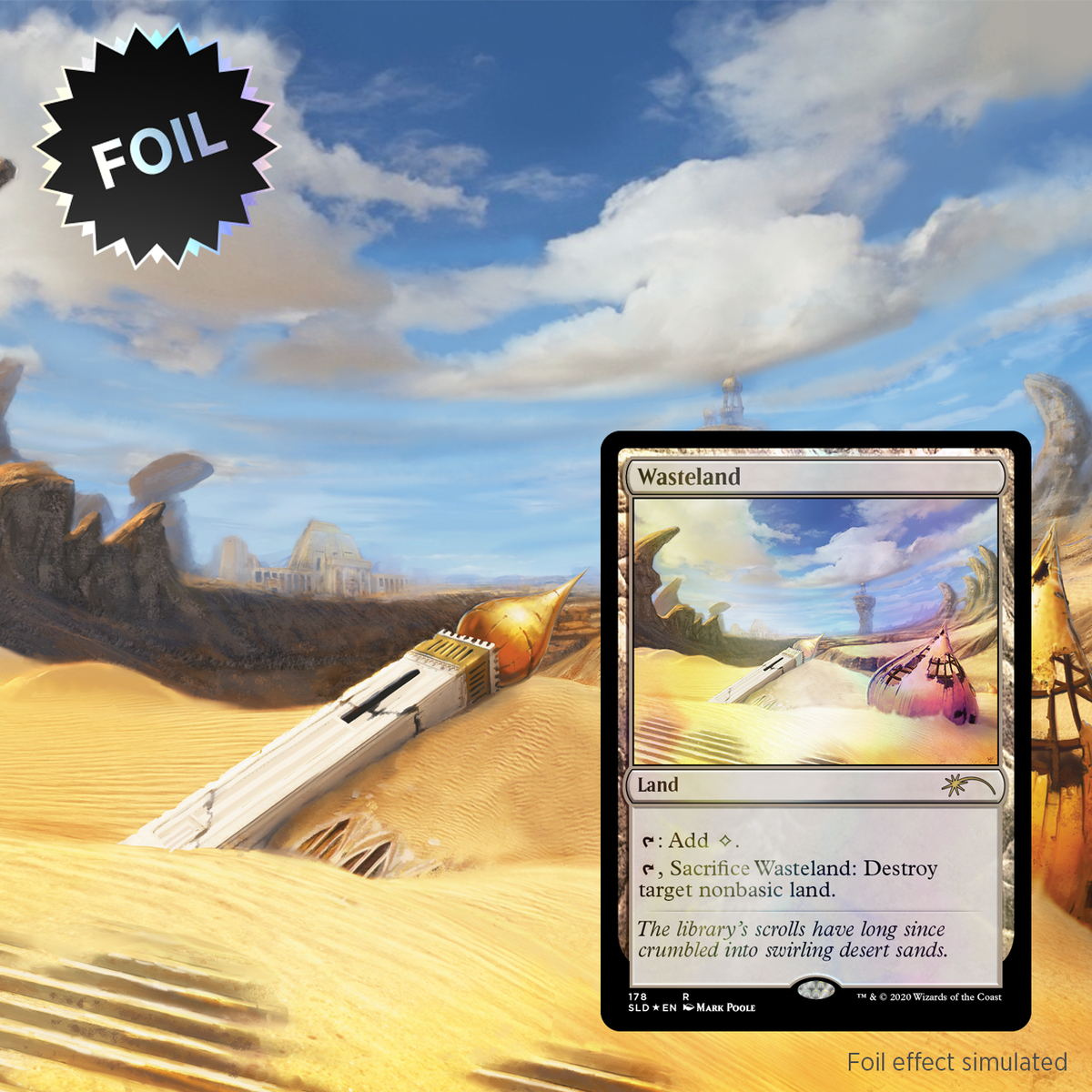 1 x Secret Lair mtg artist series: mark poole - (FOIL) Global