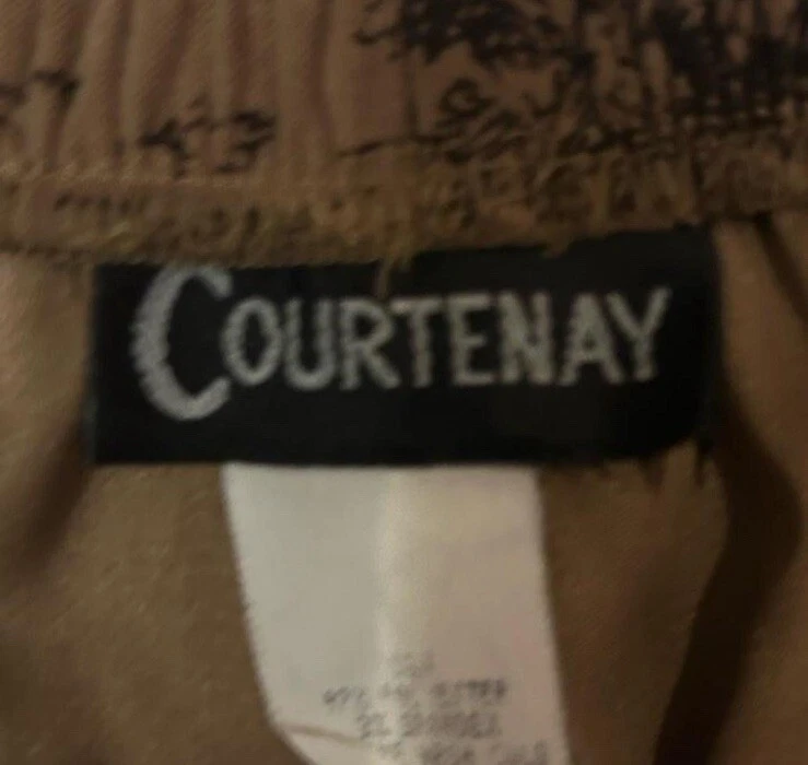 Falda lápiz vintage con estampado Courtenay Foto 3 de 3